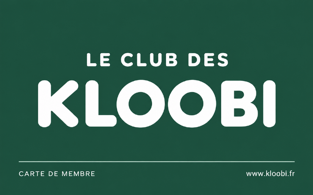 Recto de la carte verte Le Club des KLOOBI